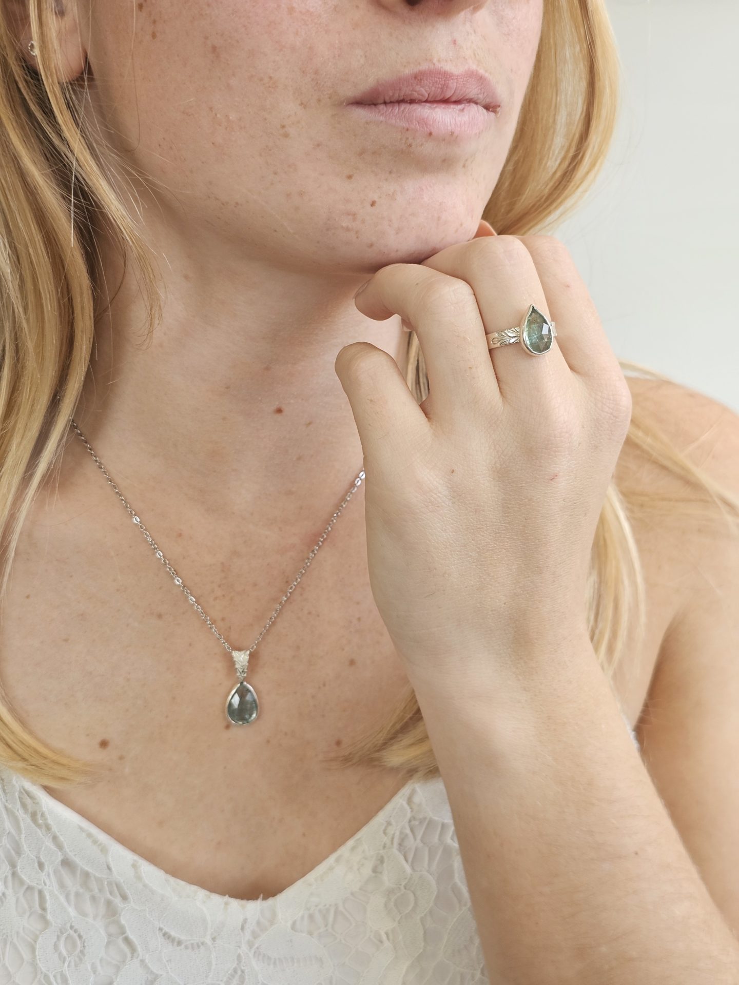 Bague réglable Cyanite – Image 5