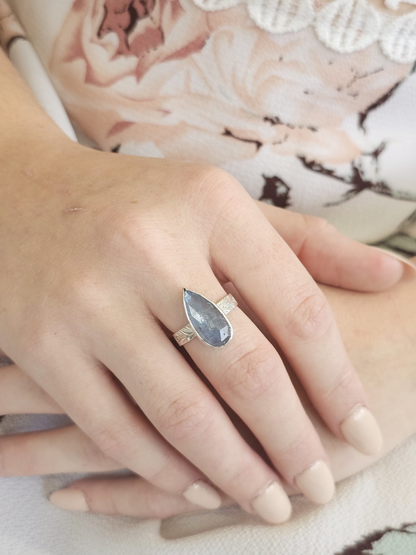 Bague réglable Cyanite – Image 2