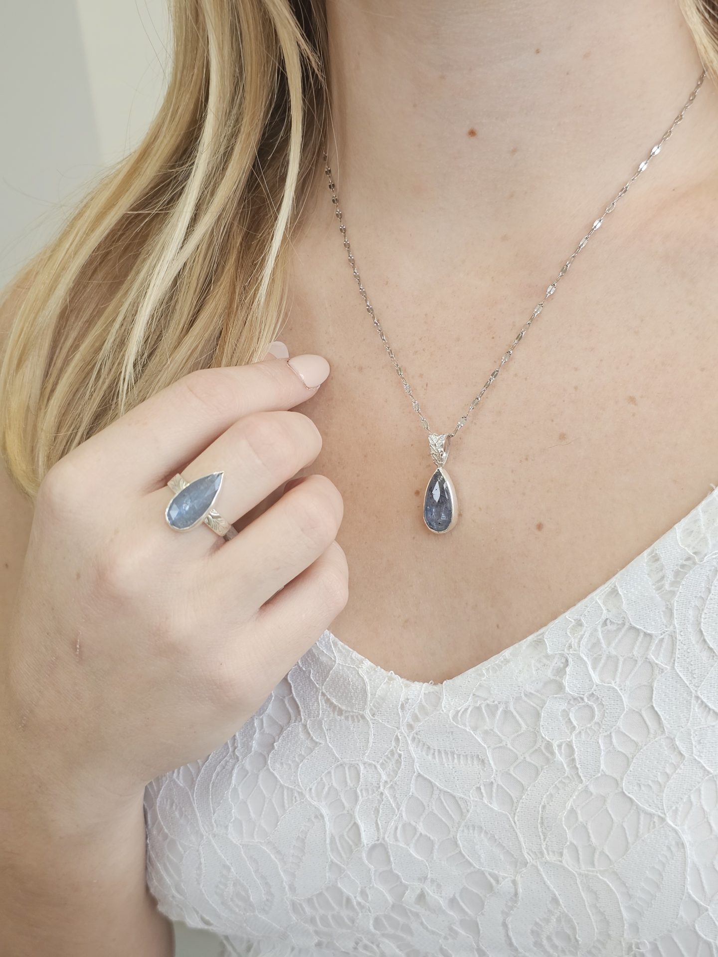 Bague réglable Cyanite – Image 5