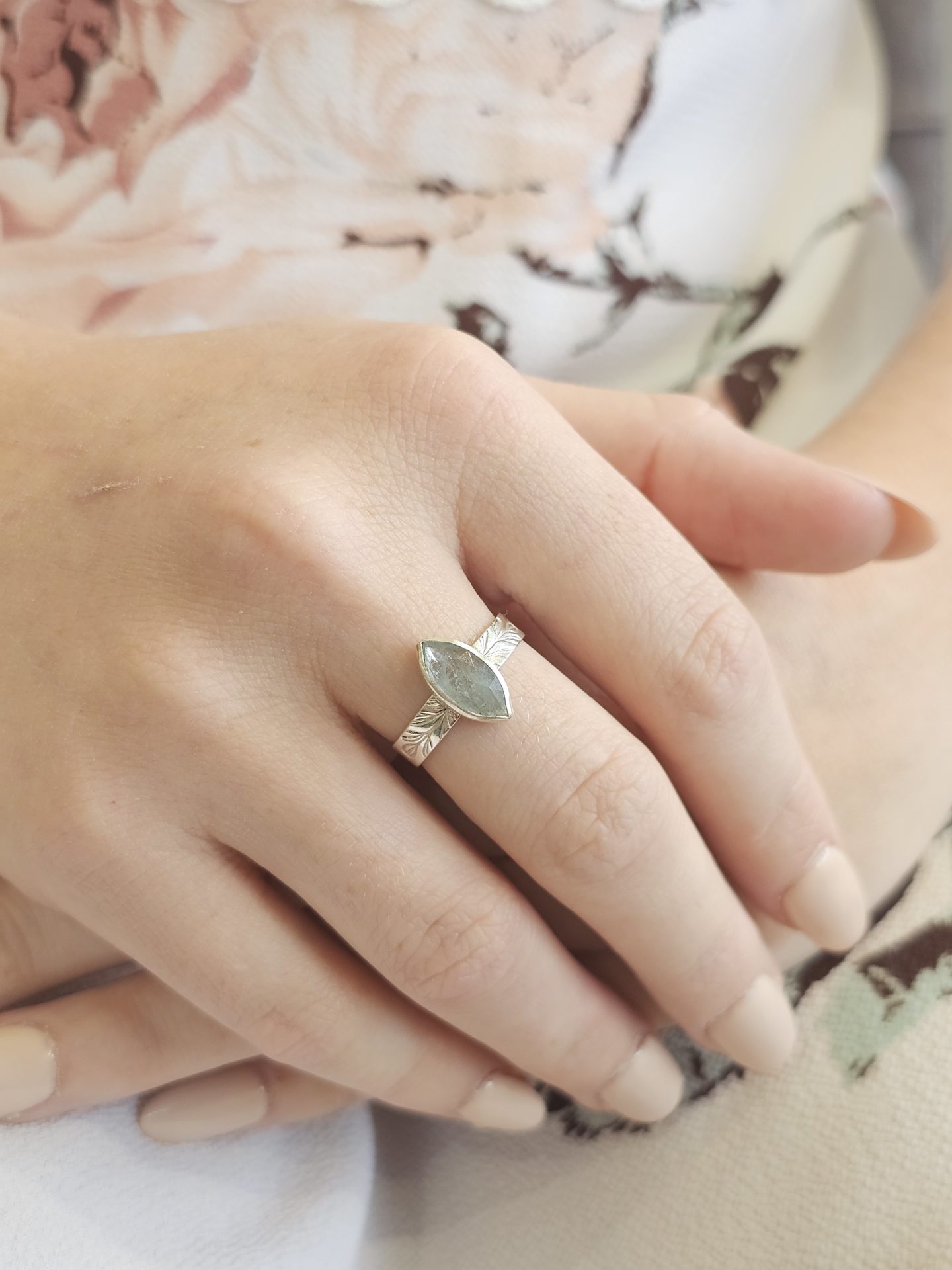 Bague réglable Cyanite – Image 4