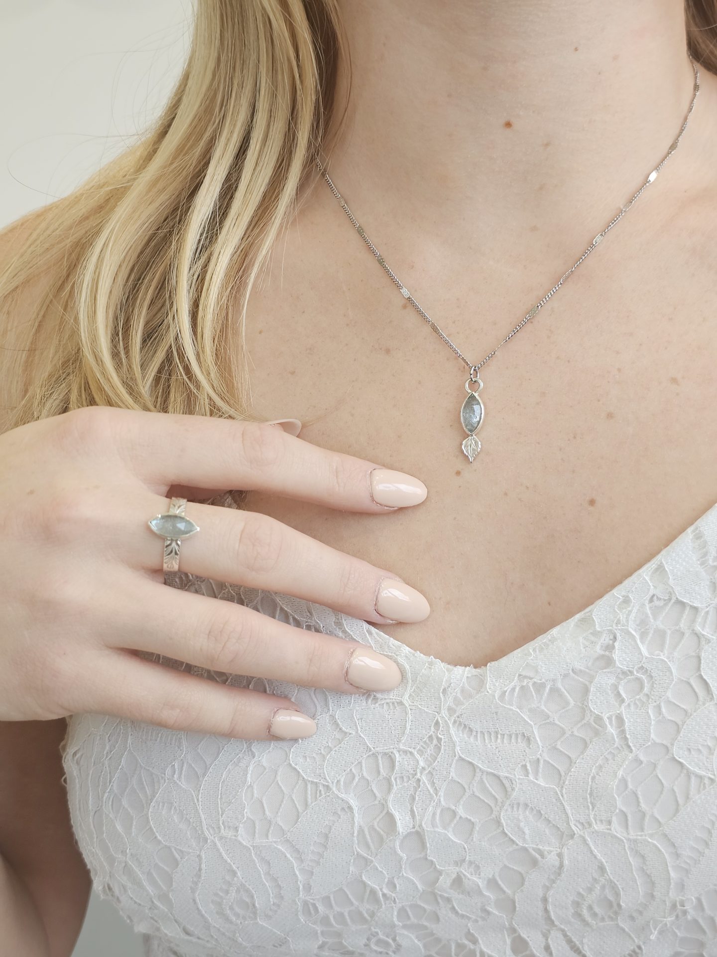 Bague réglable Cyanite – Image 6