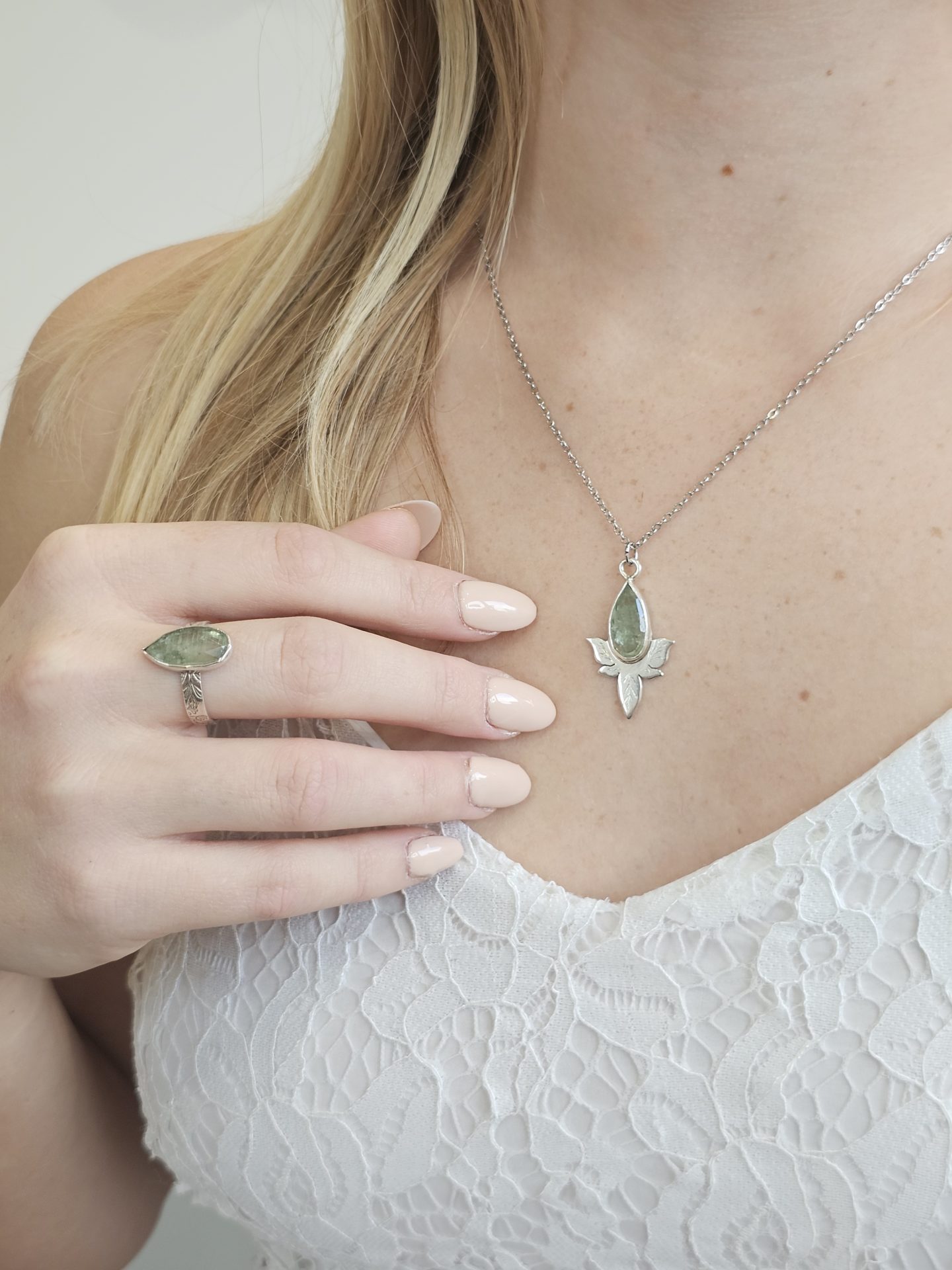 Bague réglable Cyanite – Image 4