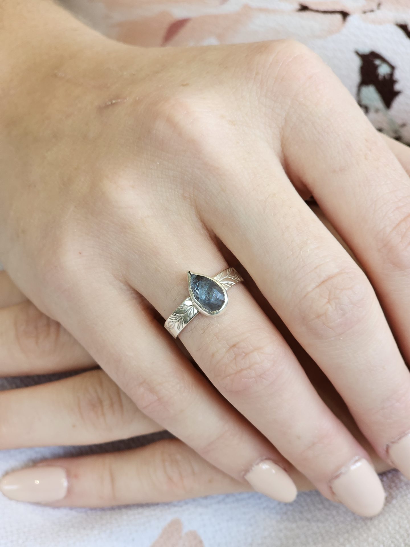 Bague réglable Cyanite – Image 2