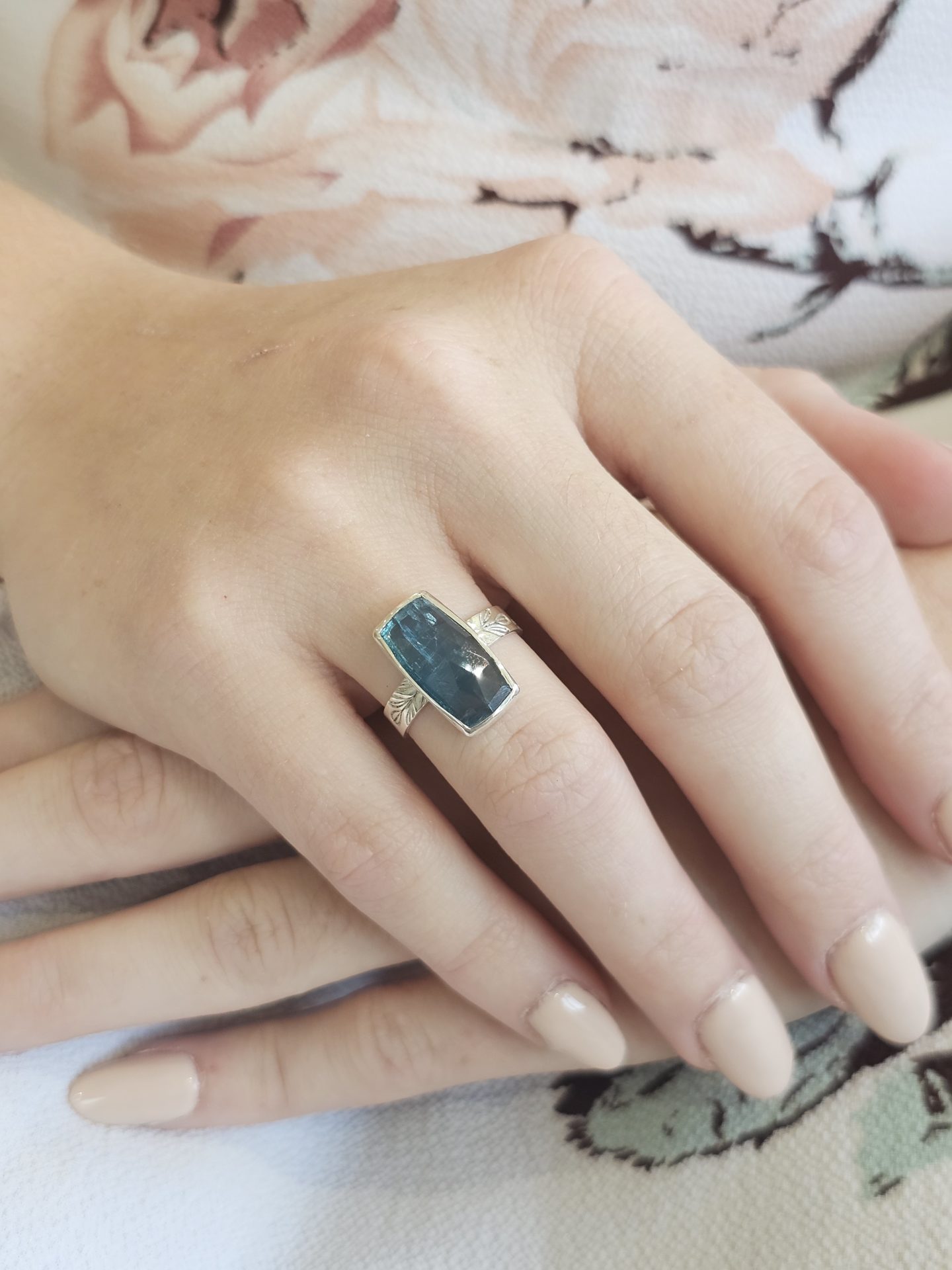 Bague réglable Cyanite – Image 2