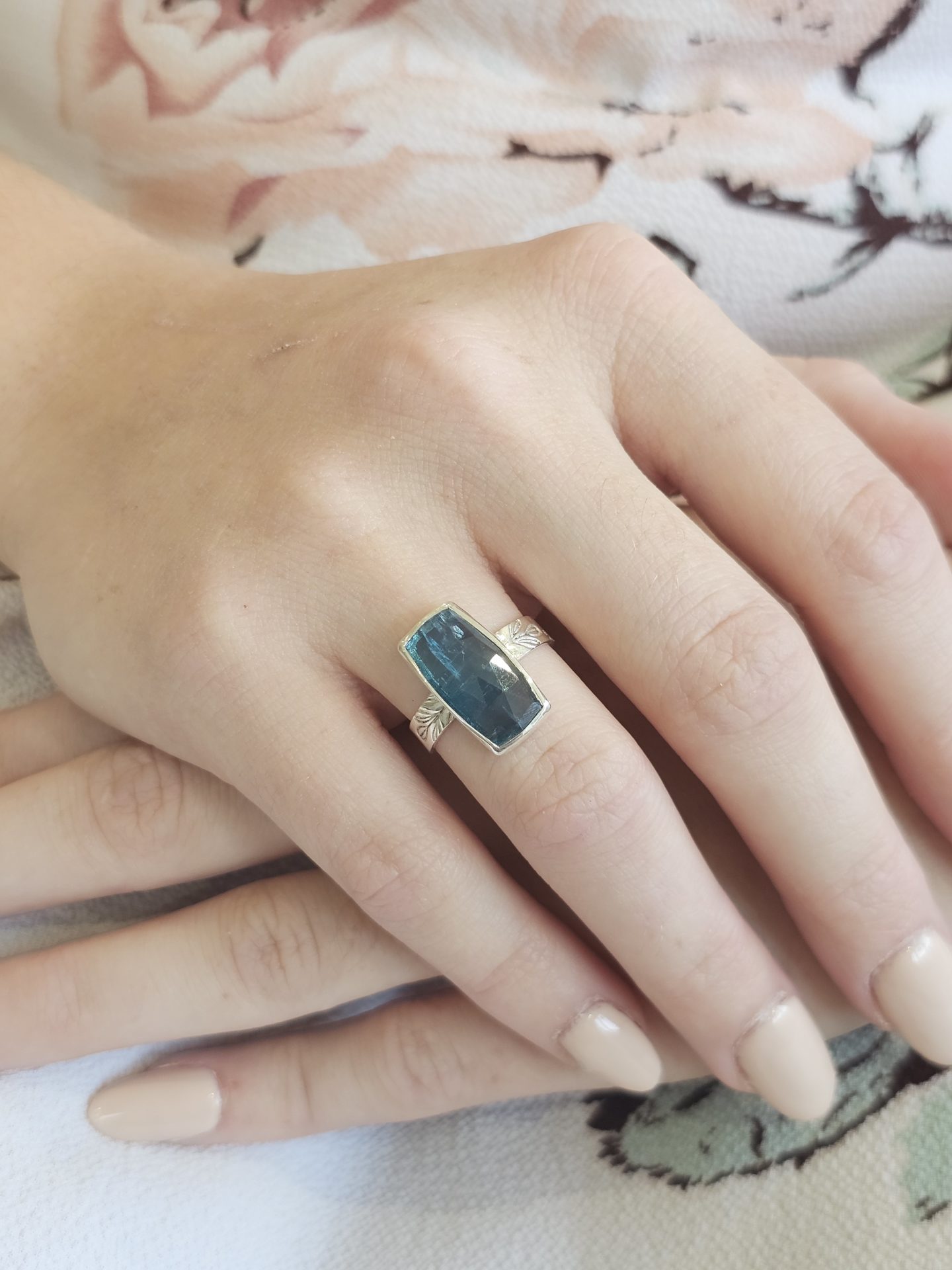 Bague réglable Cyanite – Image 4