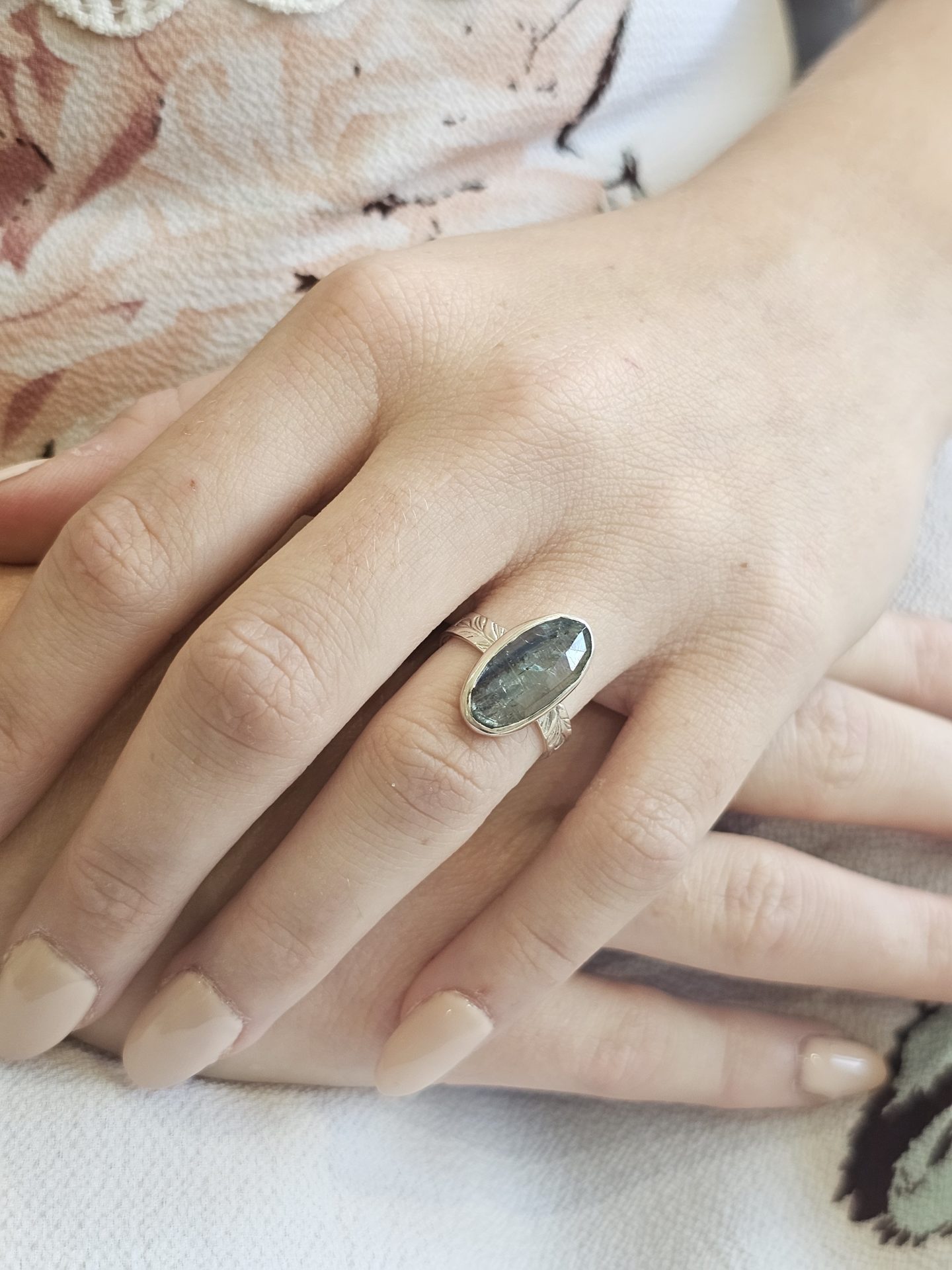 Bague réglable Cyanite – Image 2