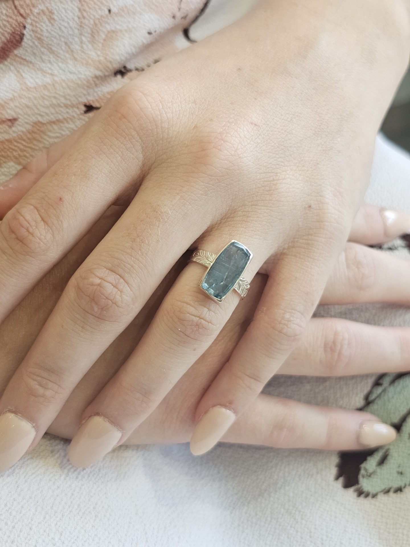 Bague réglable Cyanite – Image 4