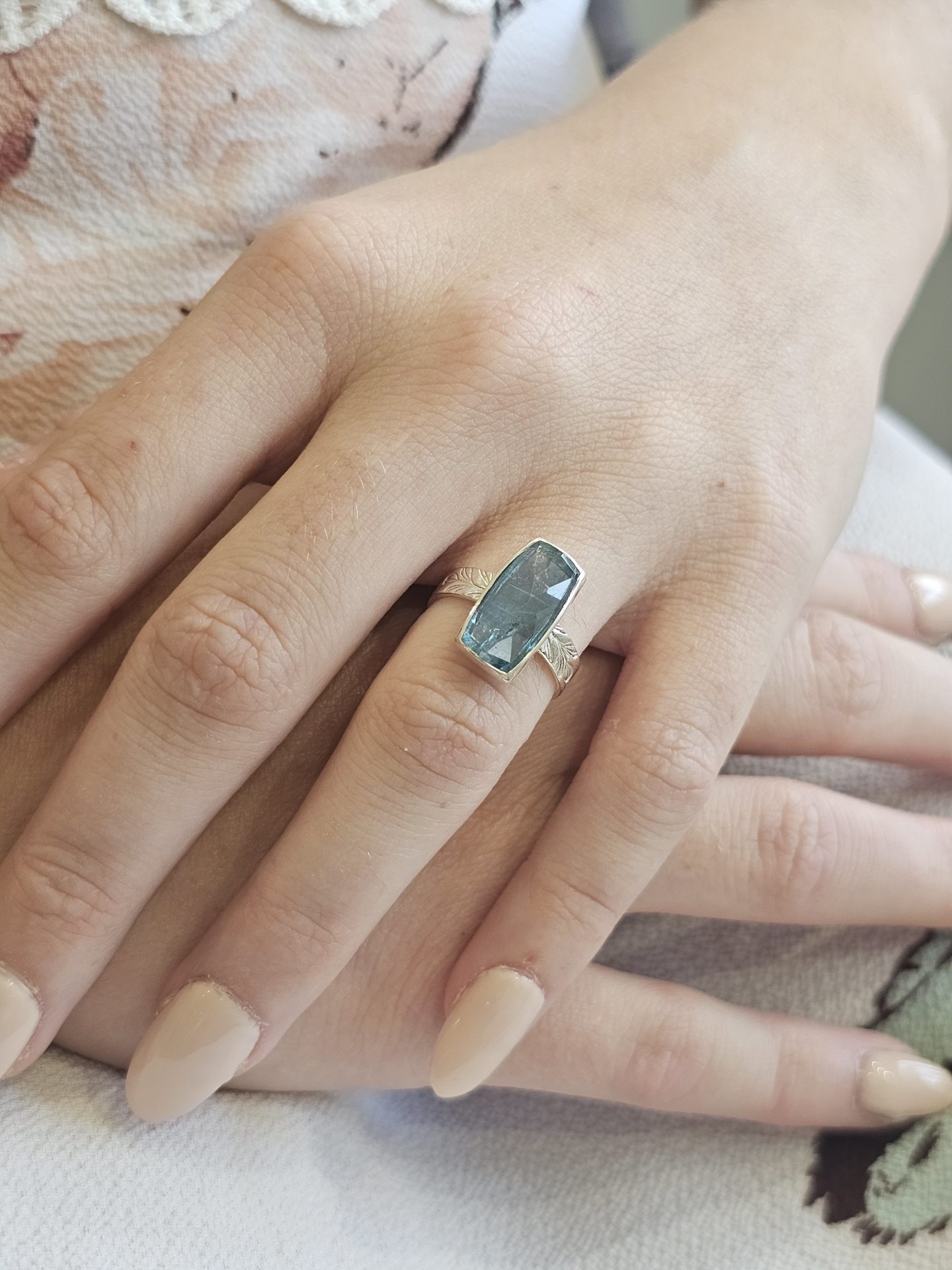 Bague réglable Cyanite – Image 2