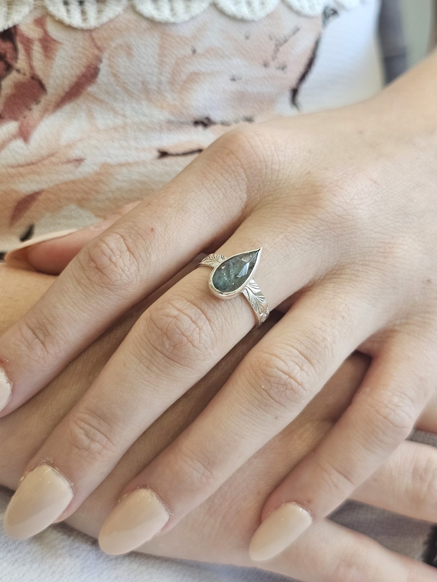 Bague réglable Cyanite – Image 2