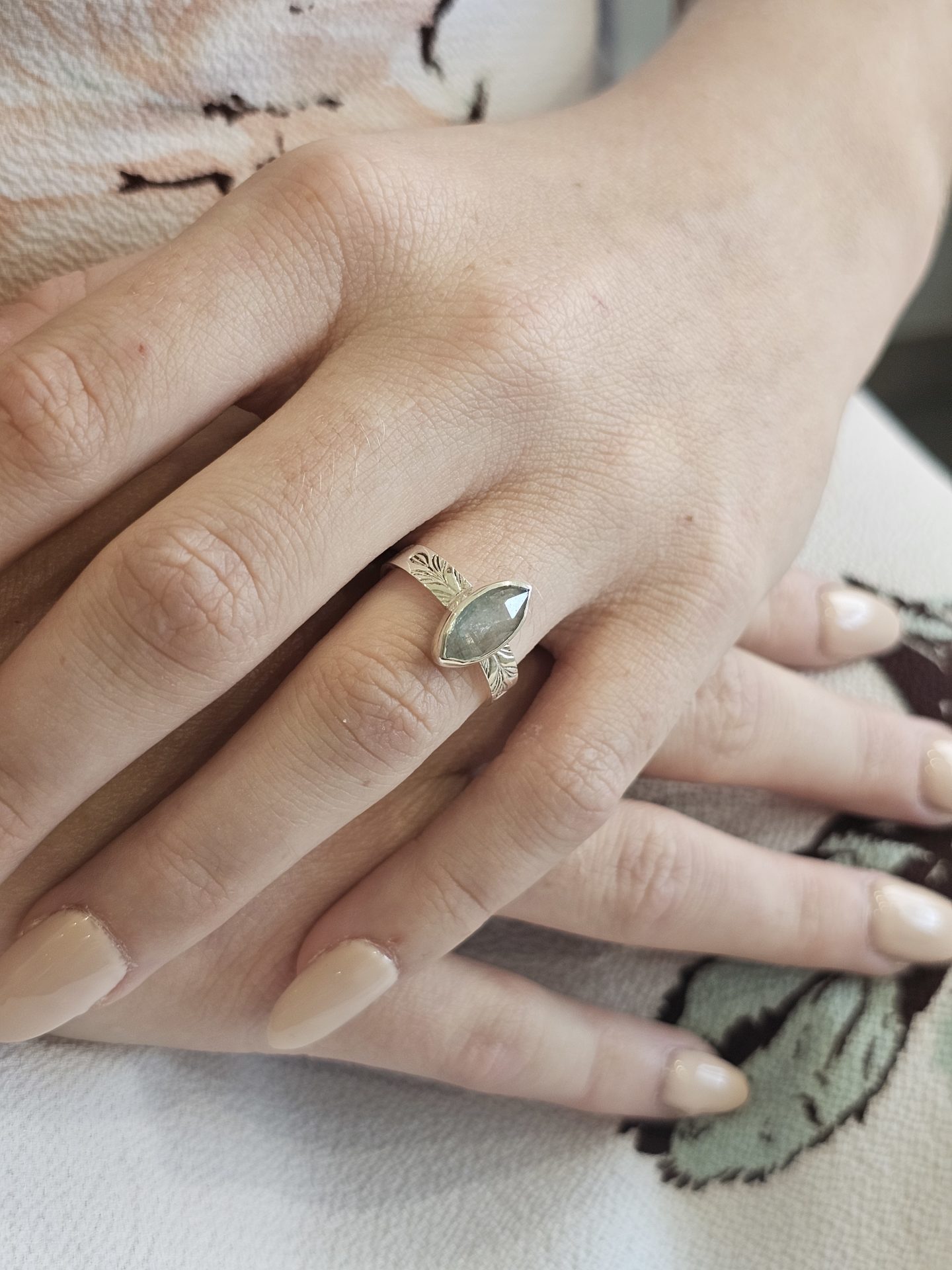 Bague réglable Cyanite – Image 2