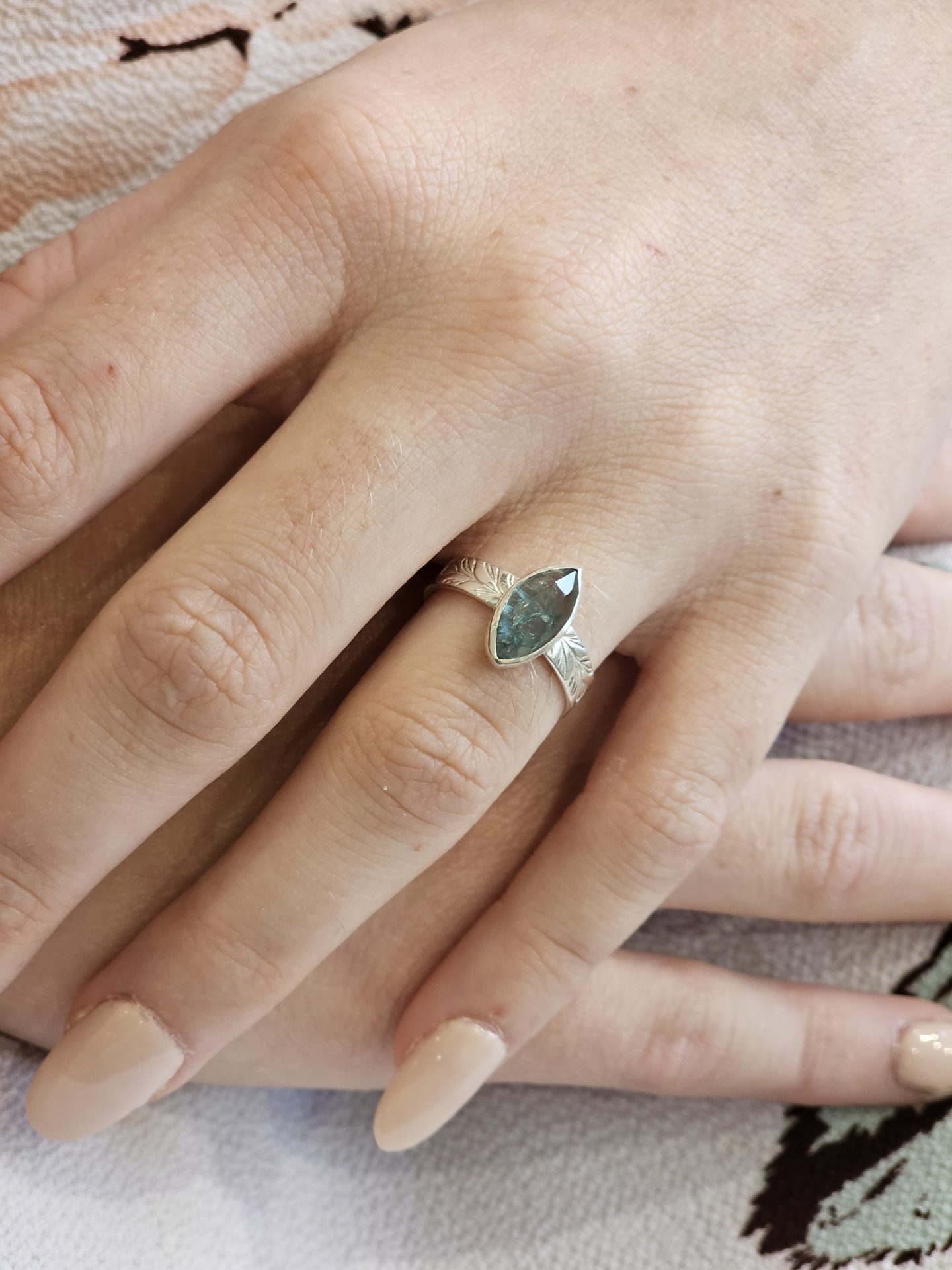 Bague réglable Cyanite – Image 4