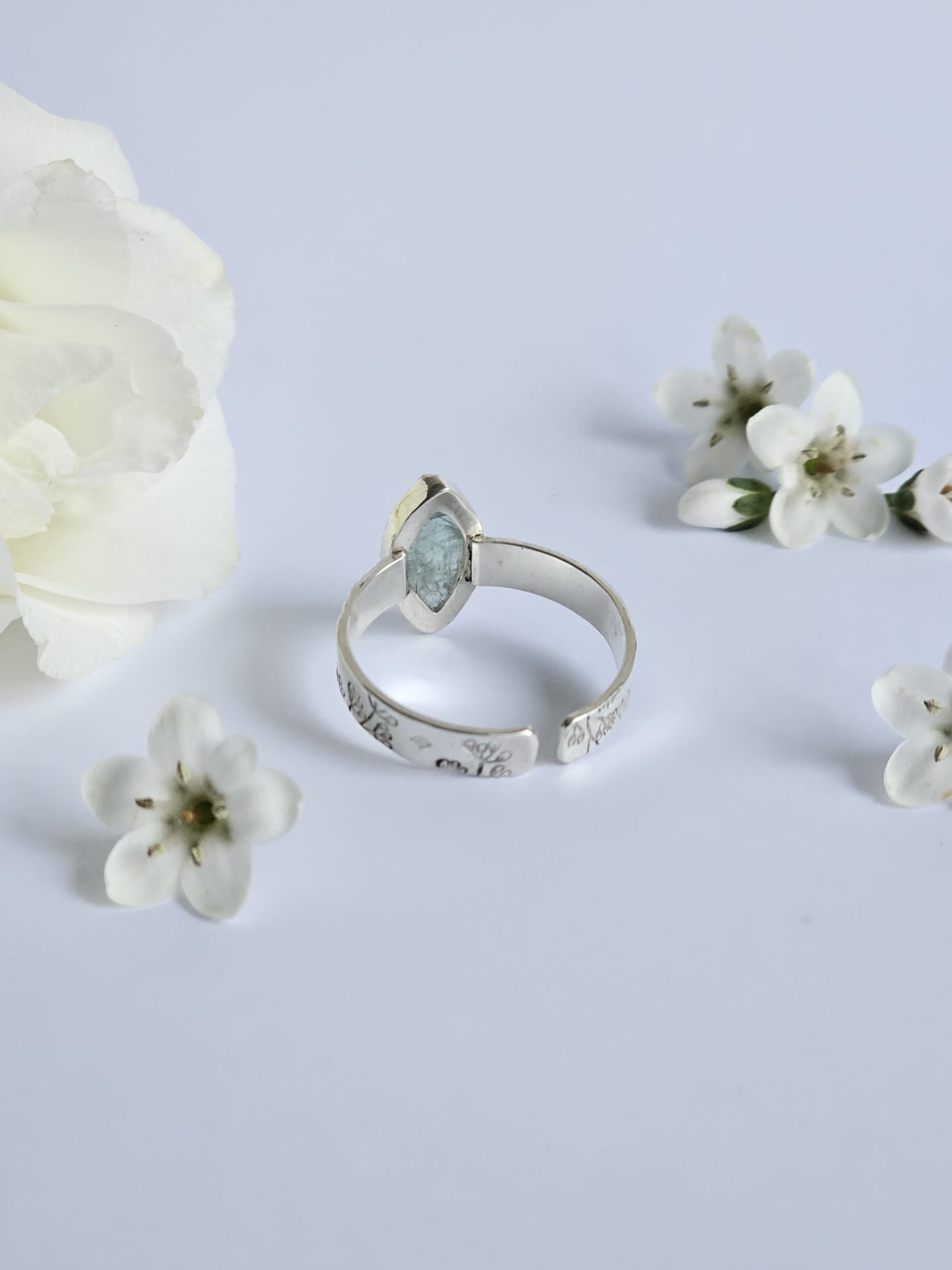 Bague réglable Cyanite – Image 3