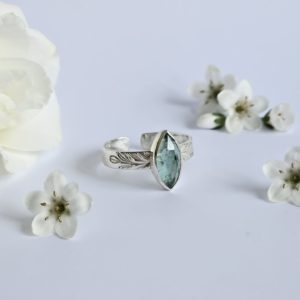 Bague réglable Cyanite