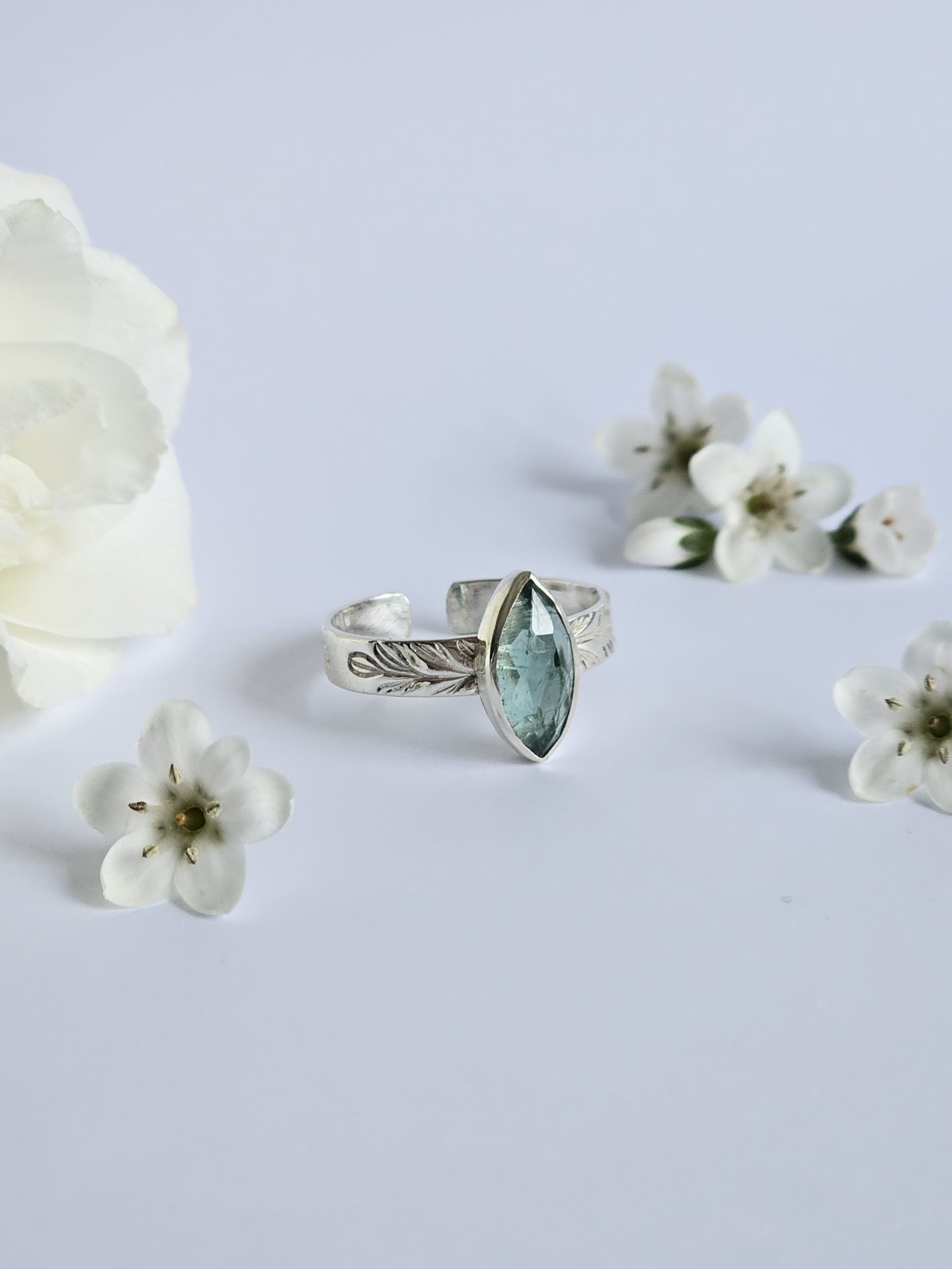 Bague réglable Cyanite