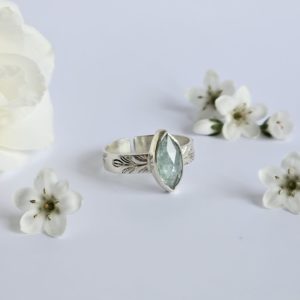 Bague réglable Cyanite