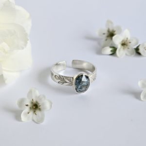 Bague réglable Cyanite