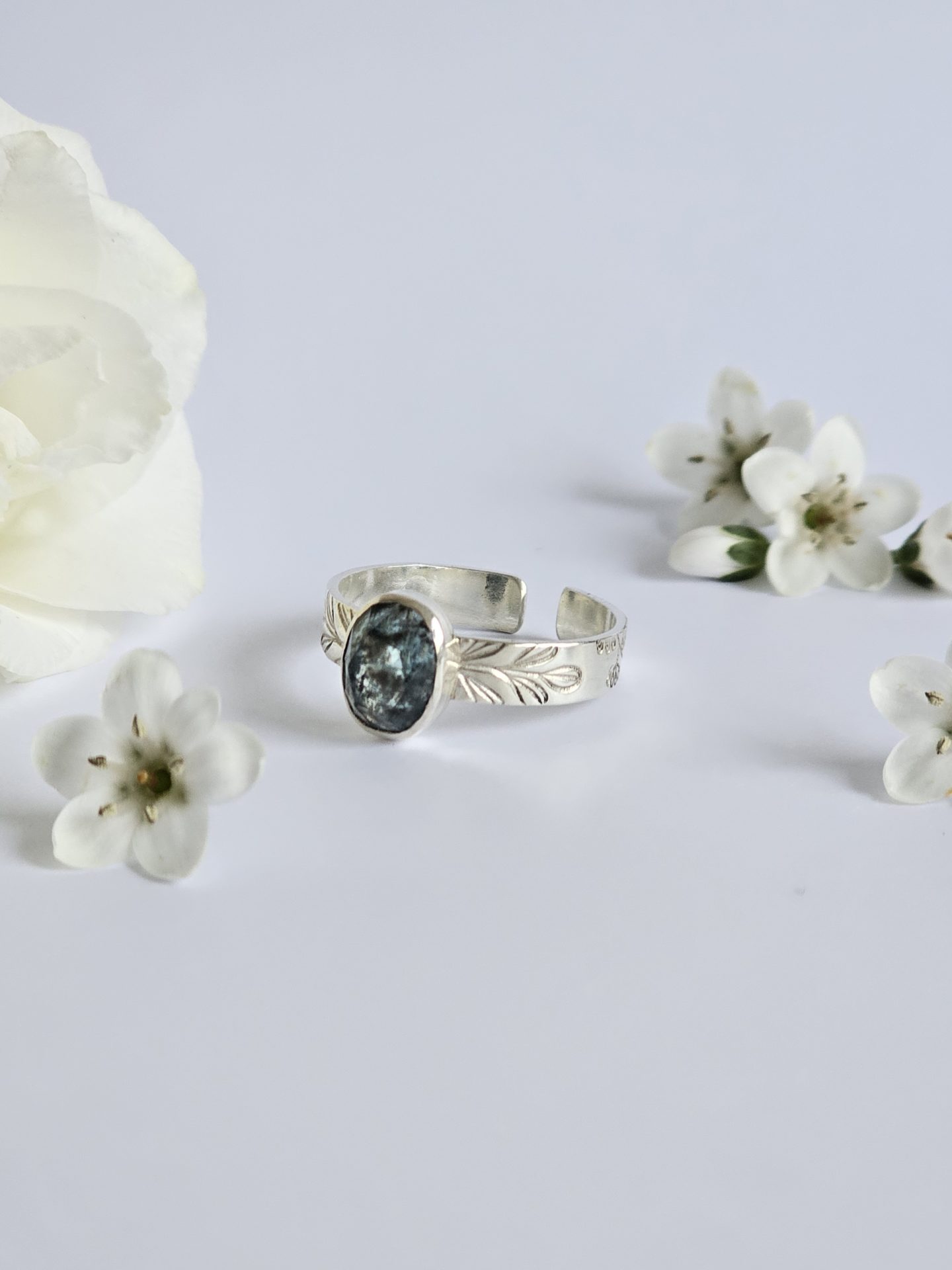 Bague réglable Cyanite – Image 6