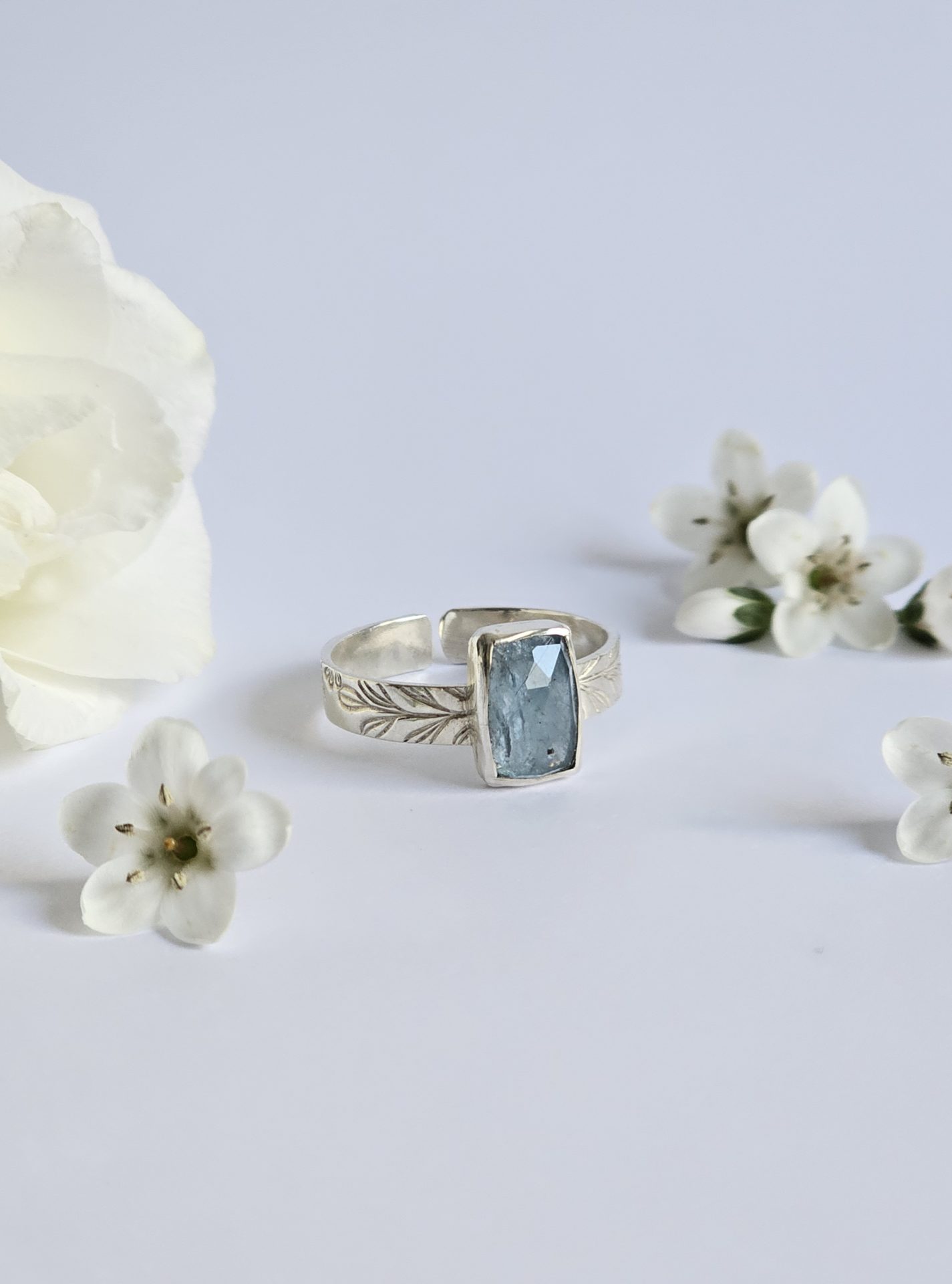 Bague réglable Cyanite