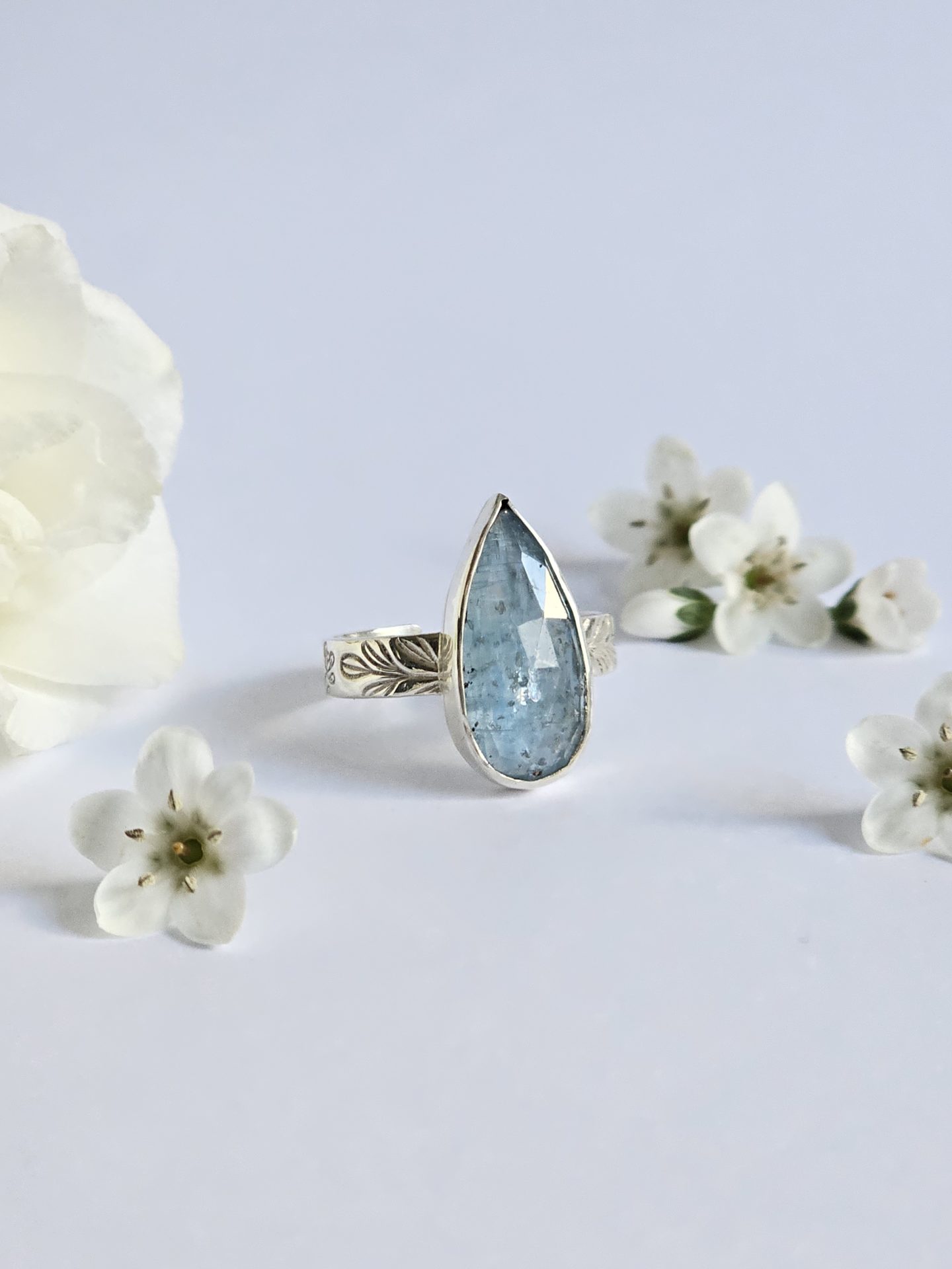 Bague réglable Cyanite