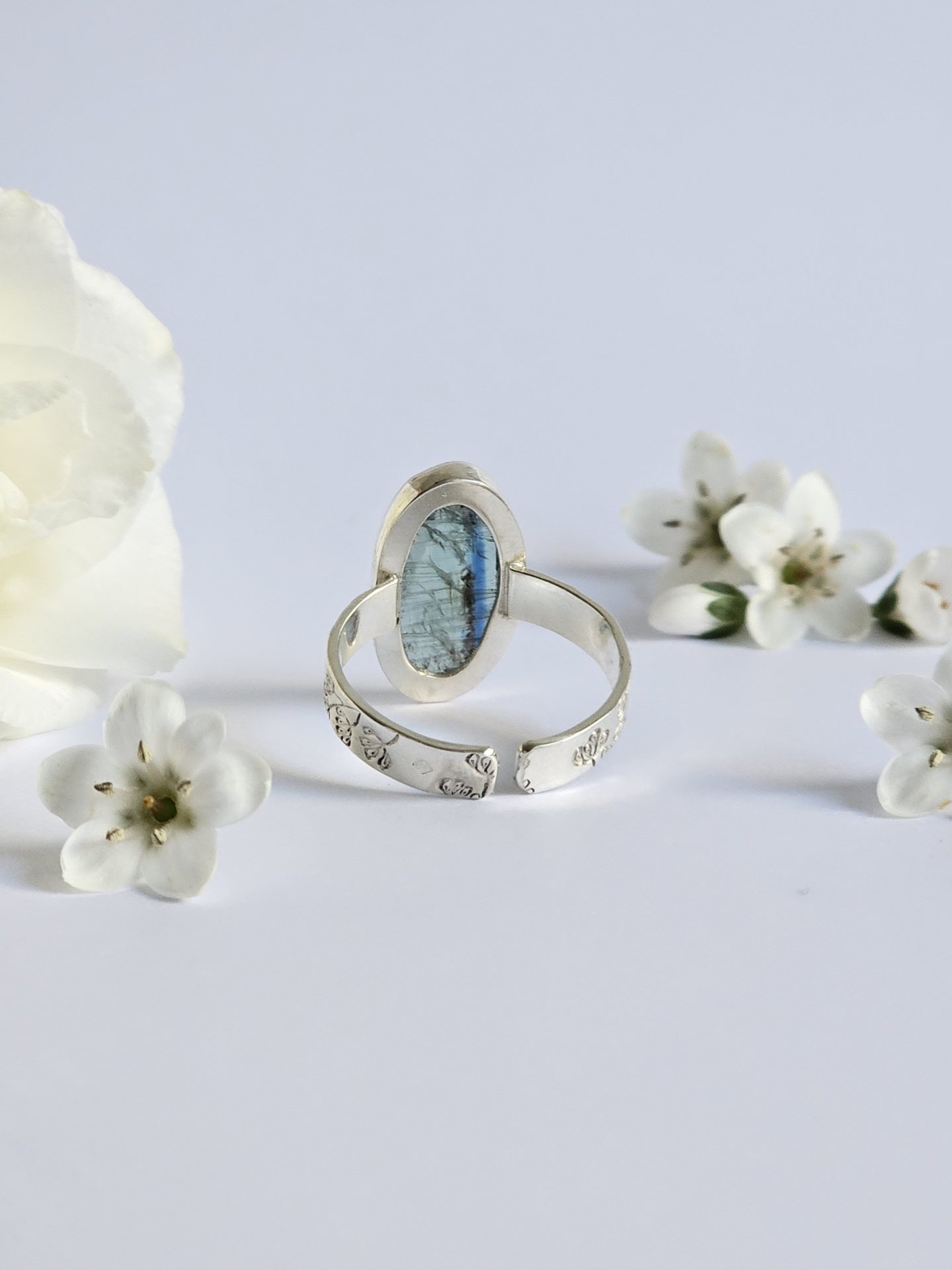 Bague réglable Cyanite – Image 6