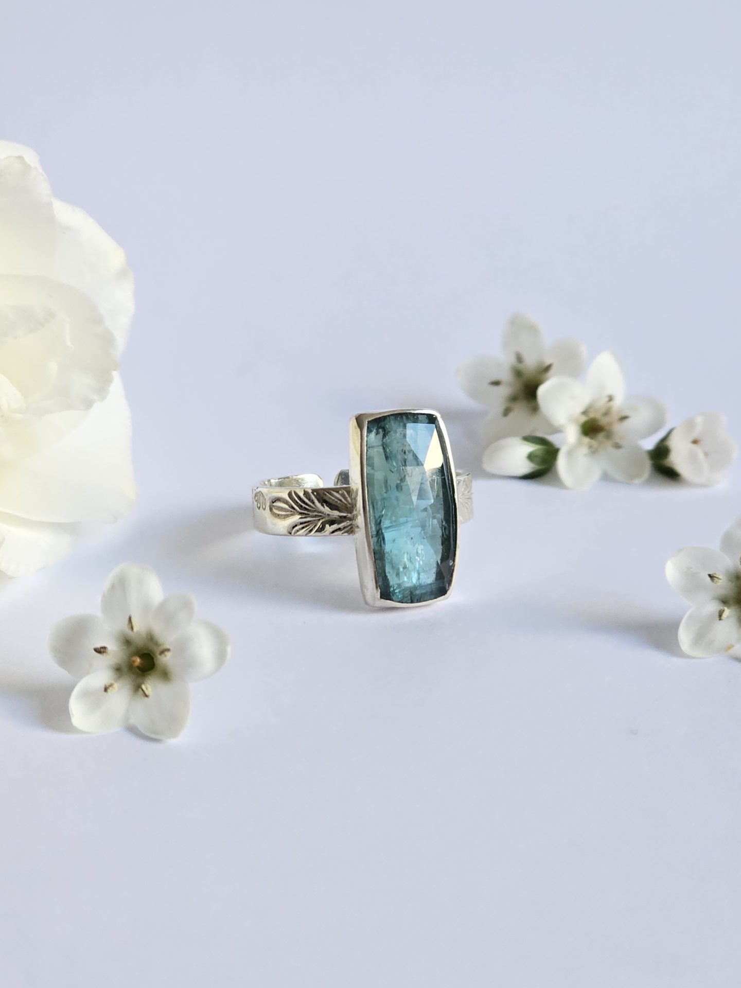 Bague réglable Cyanite