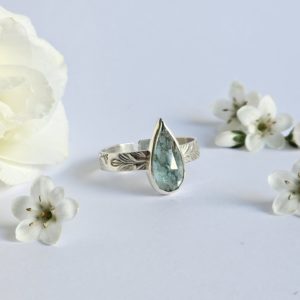 Bague réglable Cyanite