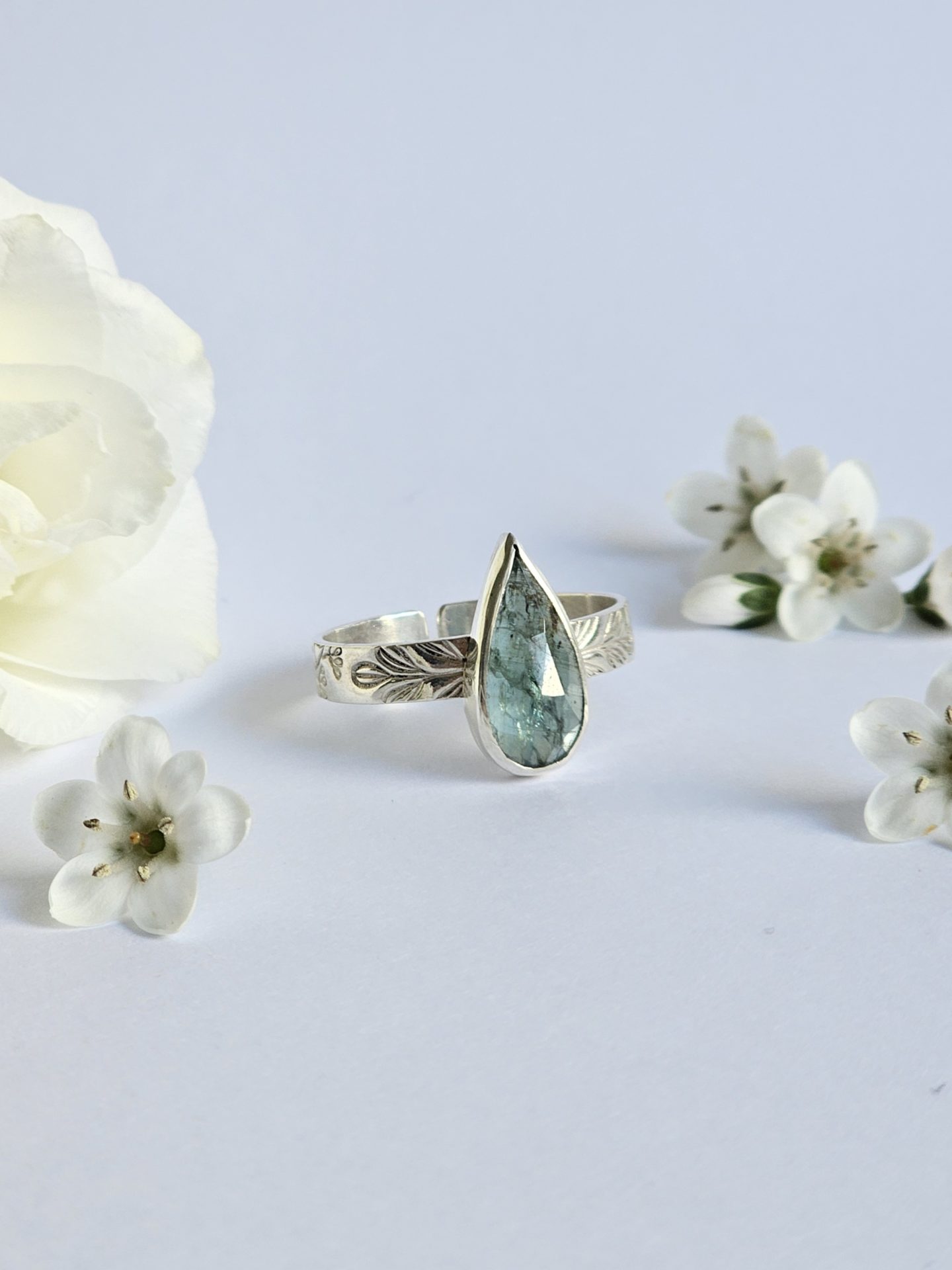 Bague réglable Cyanite