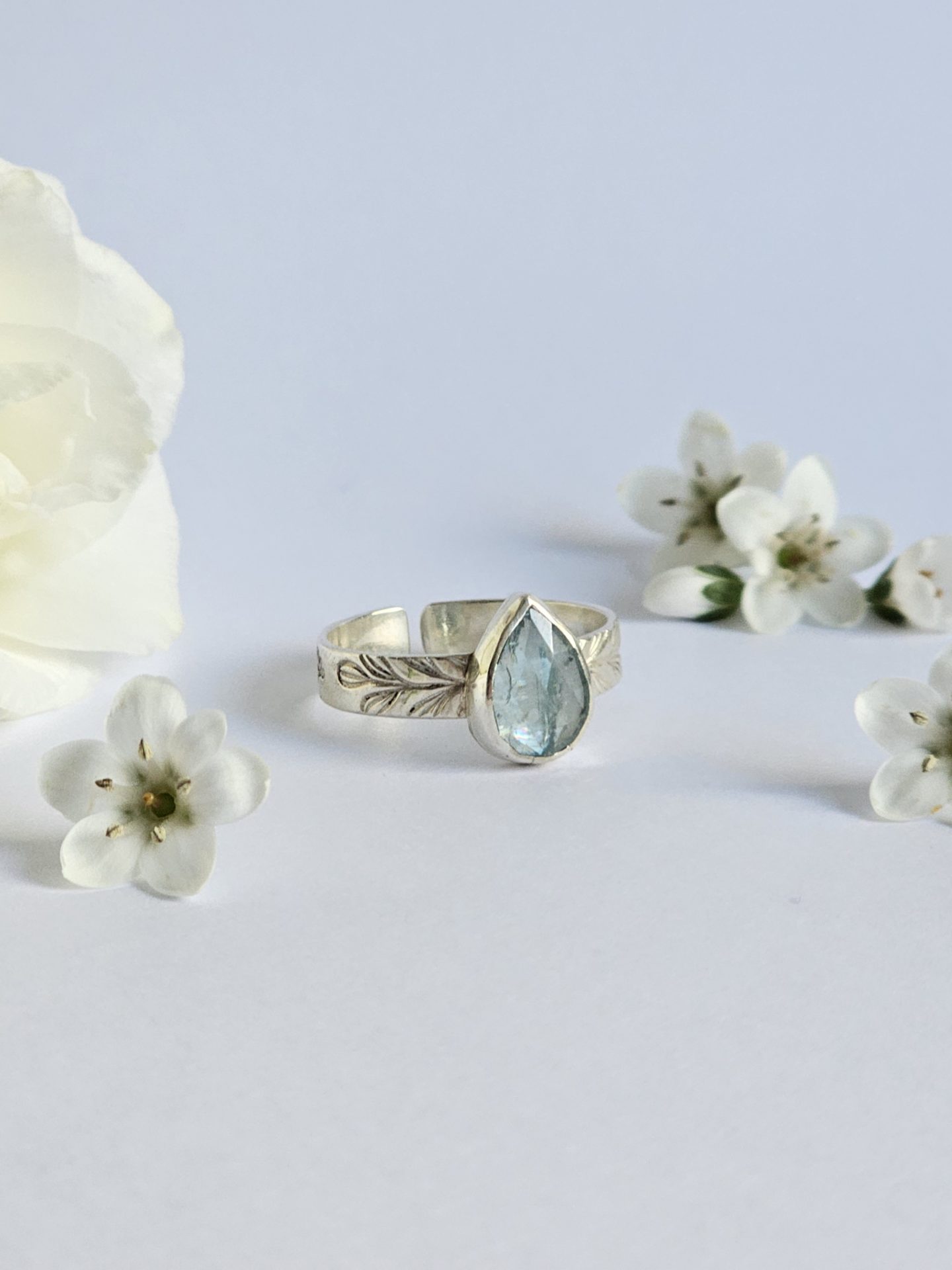 Bague réglable Cyanite