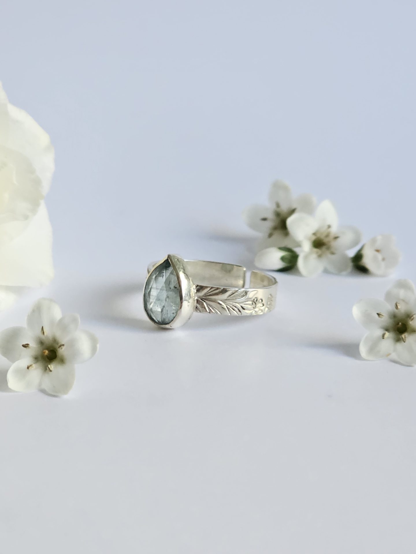 Bague réglable Cyanite – Image 3