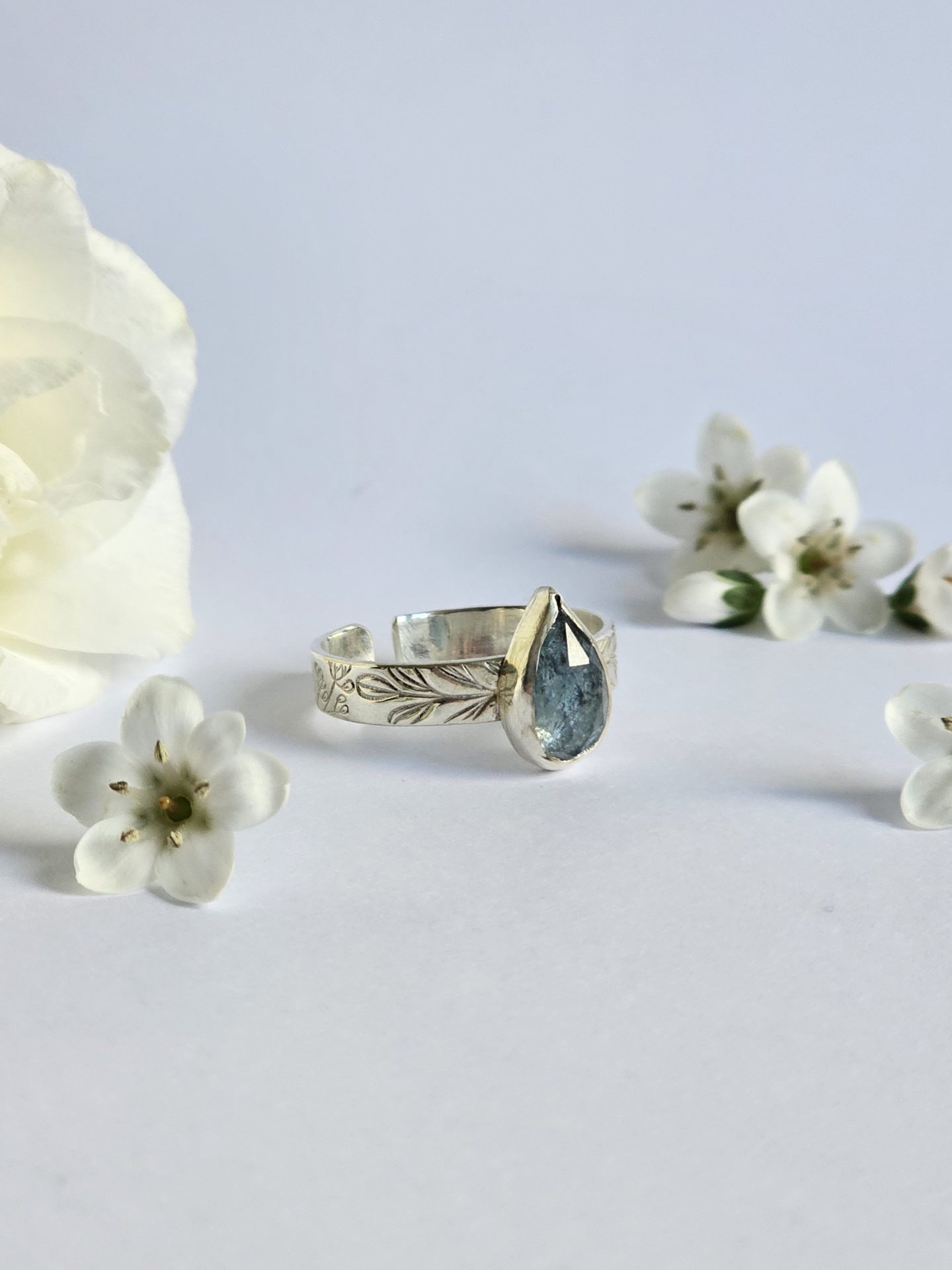 Bague réglable Cyanite