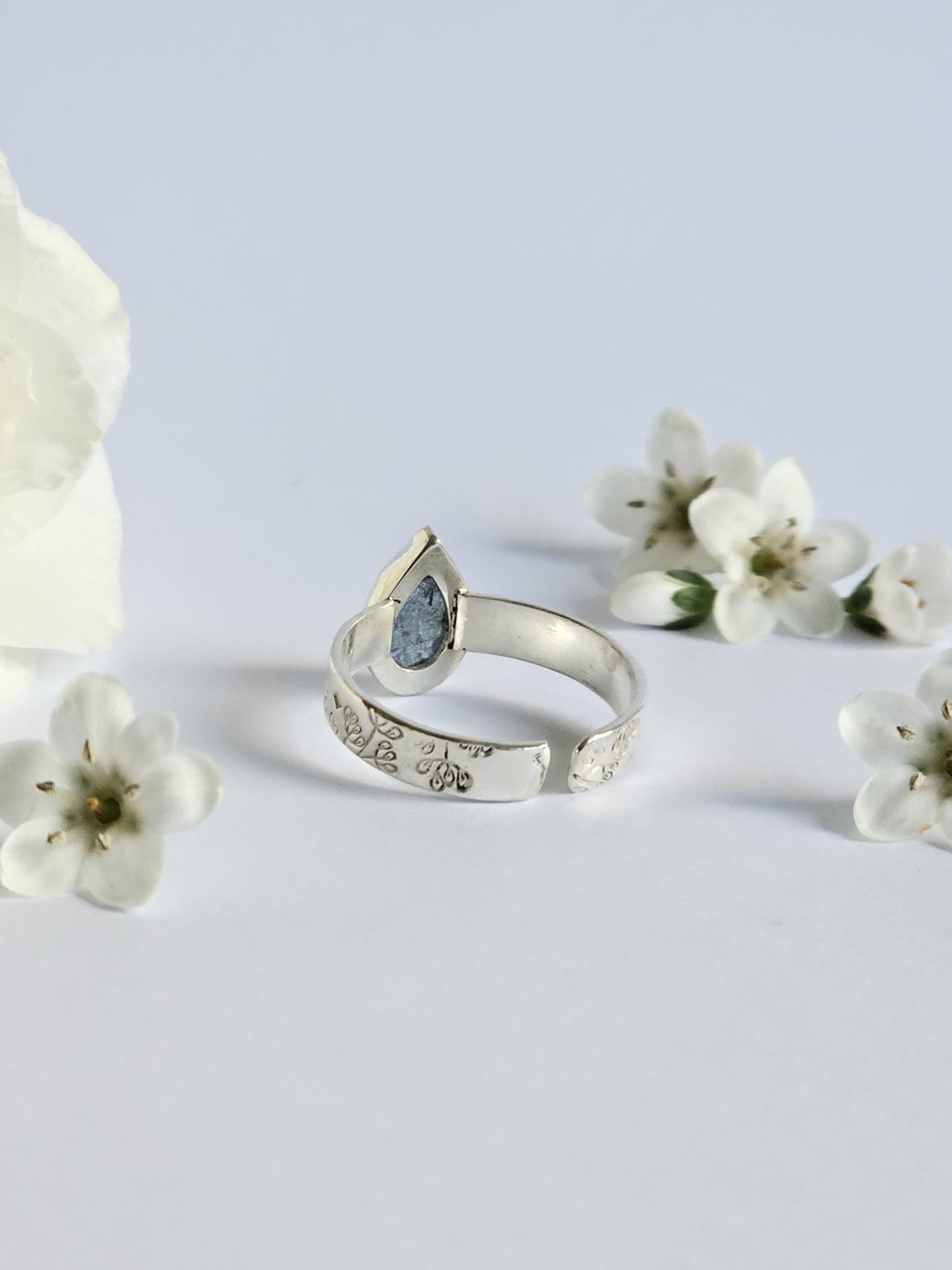 Bague réglable Cyanite – Image 3