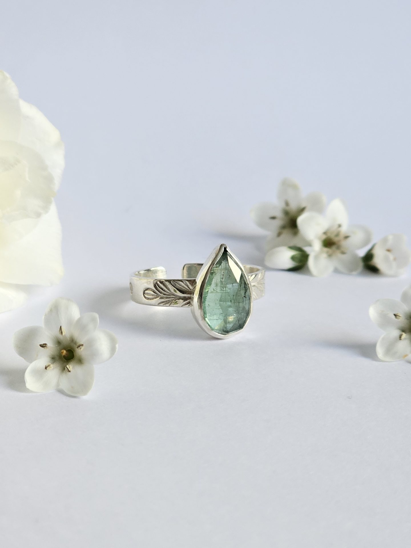 Bague réglable Cyanite