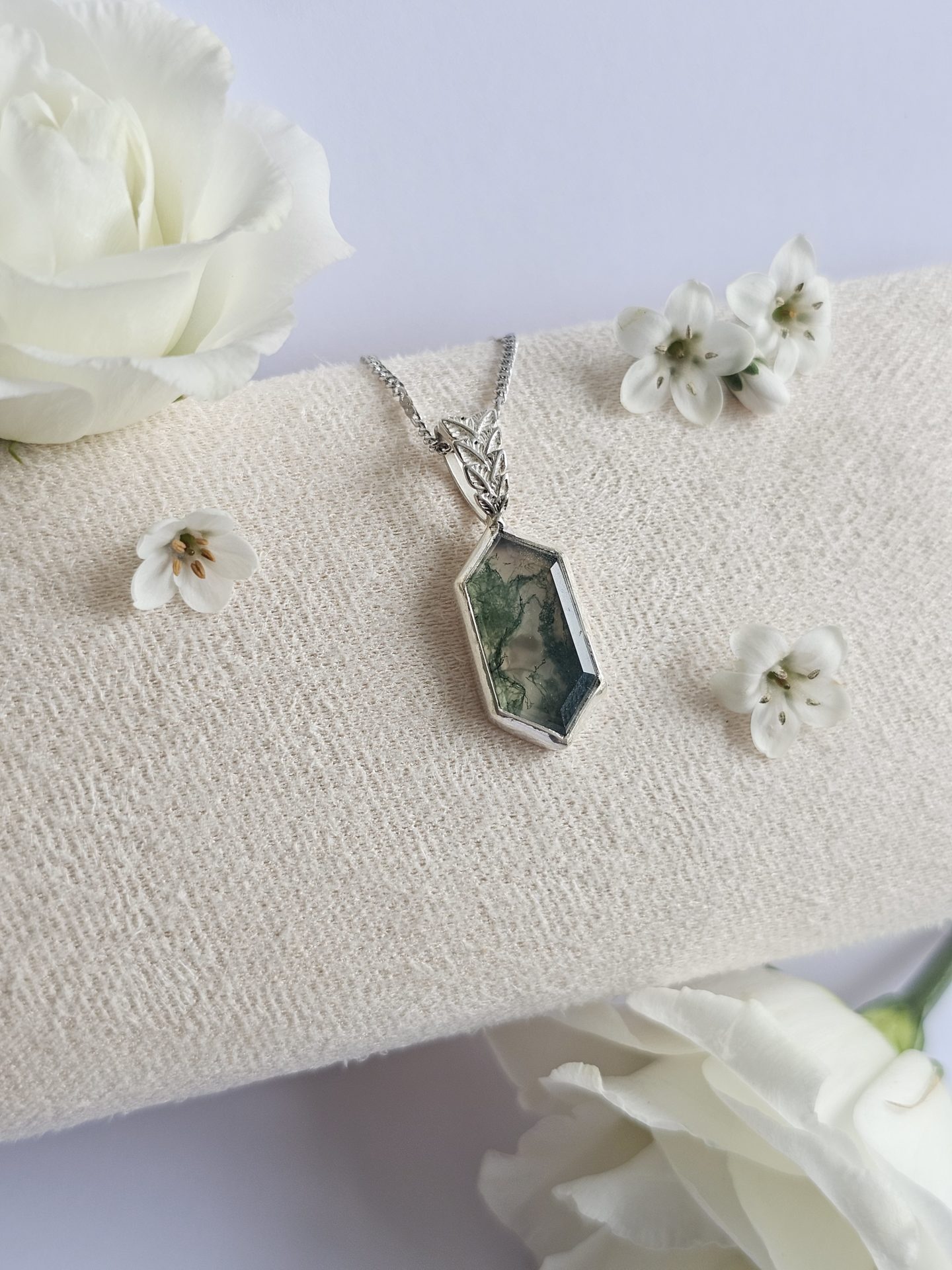 Pendentif Agate mousse – Image 4