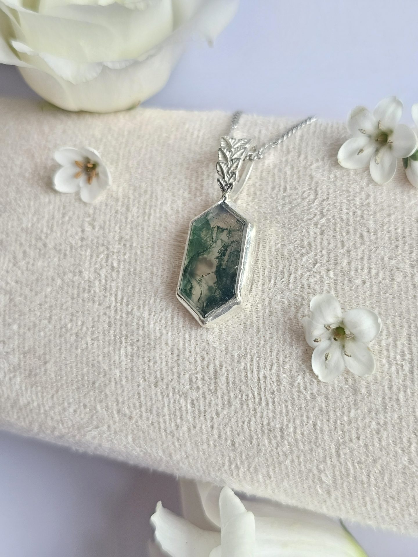 Pendentif Agate mousse – Image 7