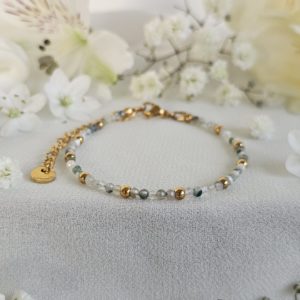 Bracelet agate mousse