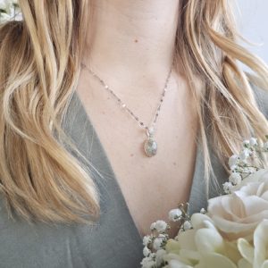 Pendentif Agate mousse